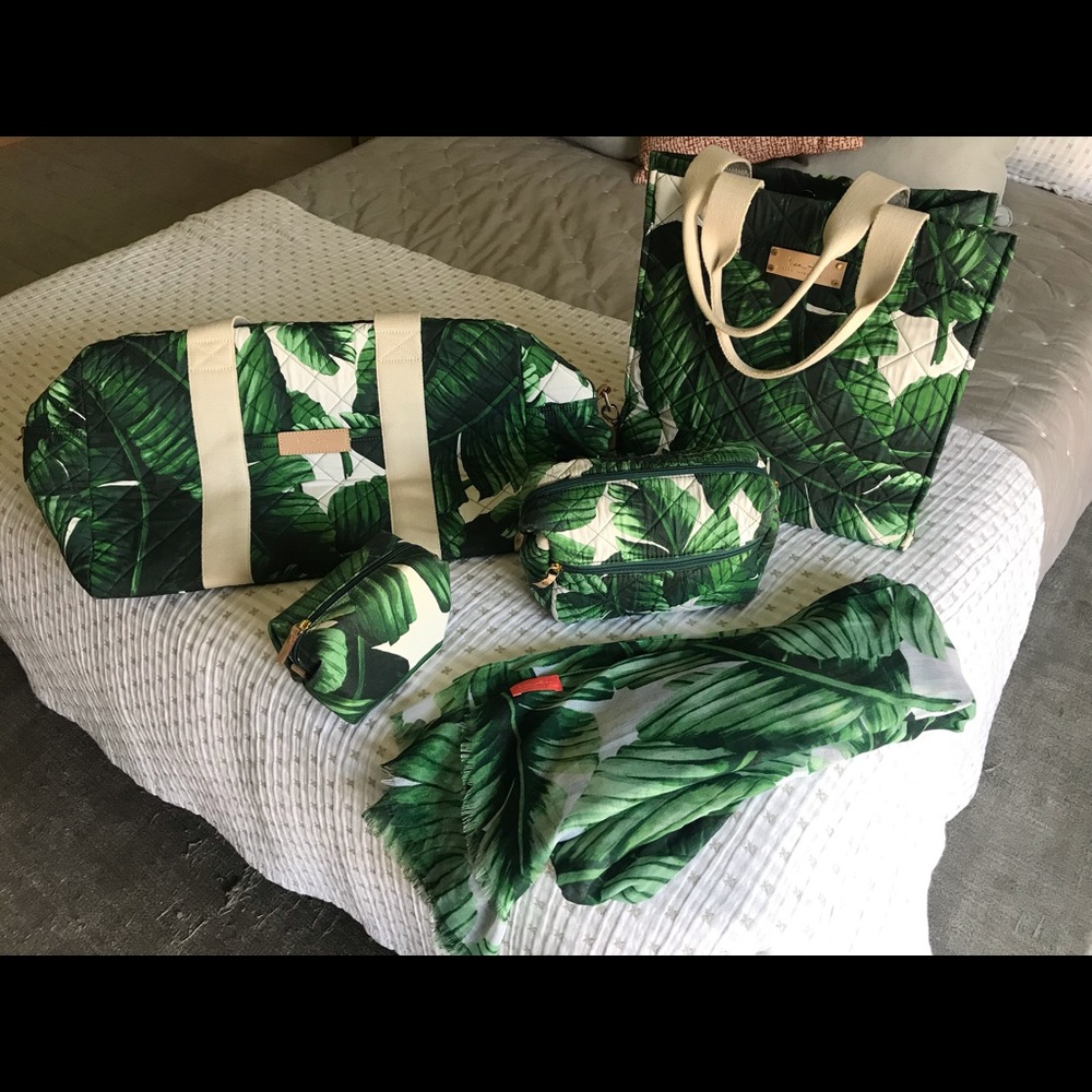 India Hicks Palm Riviera tote